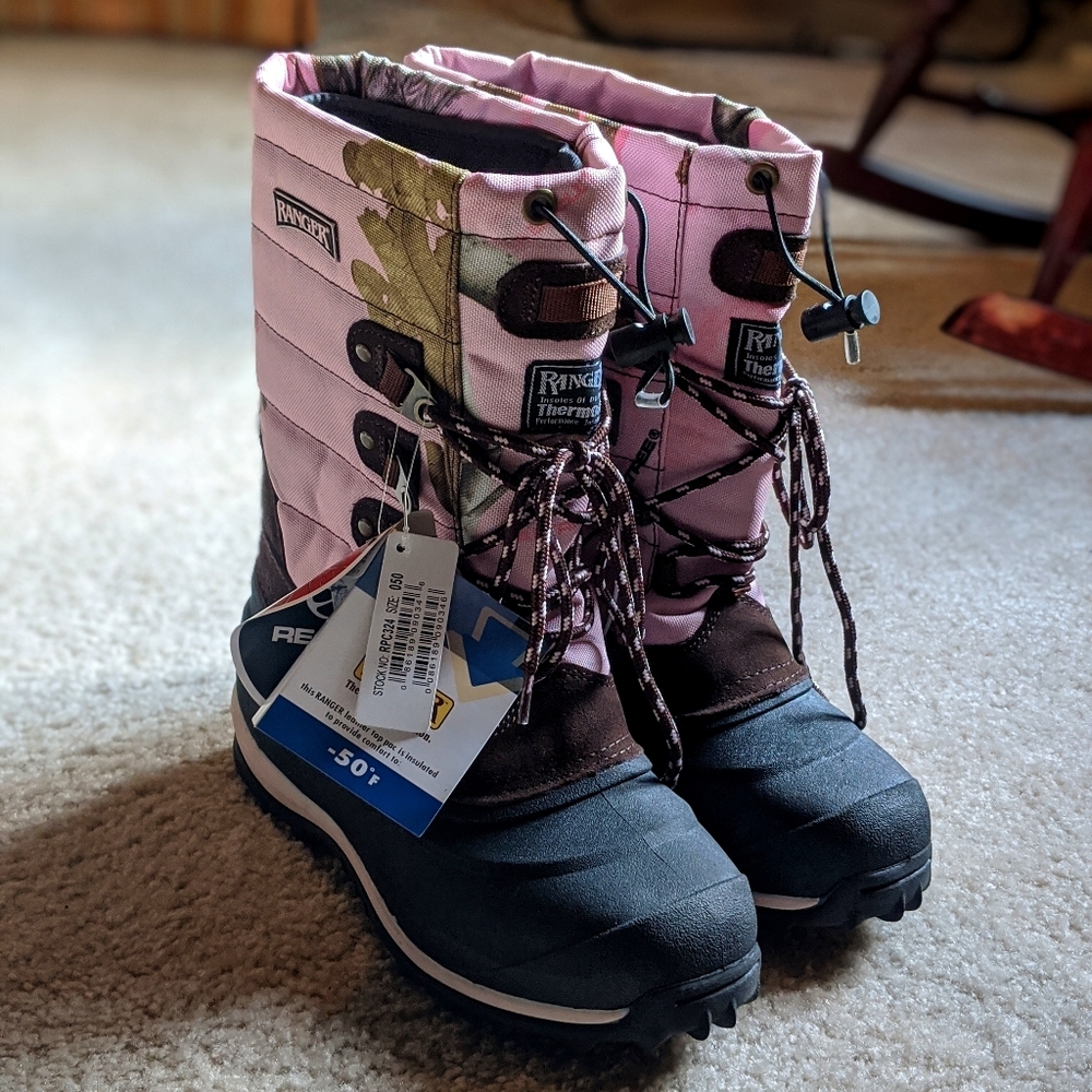 Snow boots winter boots brand Realtree